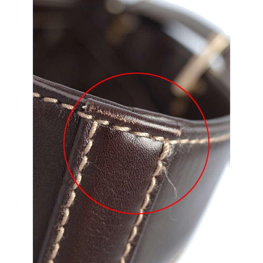 Gucci beige GG monogram canvas brown leather horsebit Tote Shoulder Bag - Picture 6 of 9